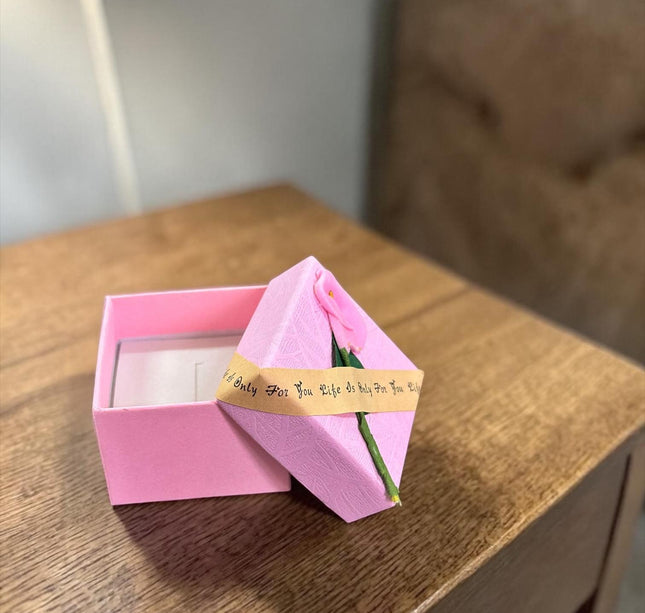 24 Cajitas para Joyeria/Regalo con Flor $5.63 c/u