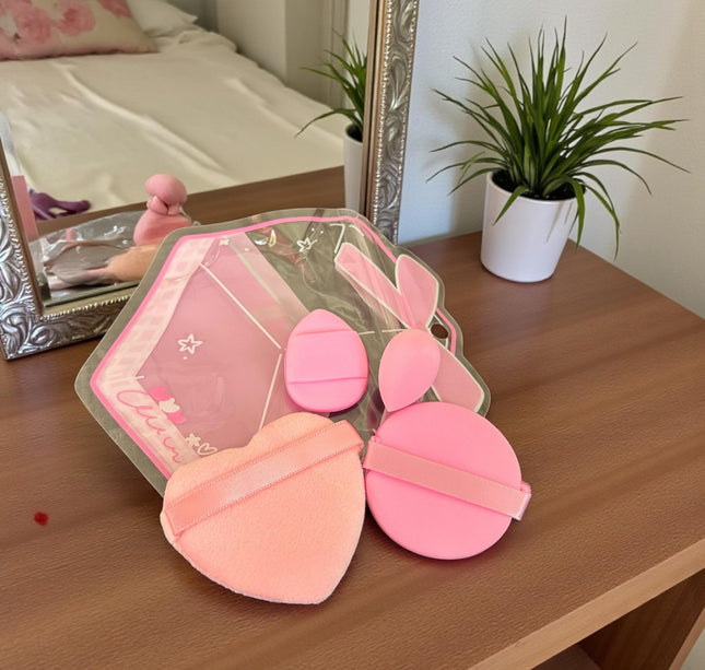 12 Sets Esponjas de Colores para Maquillaje DIferentes Tamaños $8.9 c/u