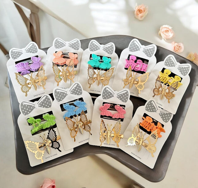 12 Sets Pasadores y Piojitos Capibaras $9 c/u