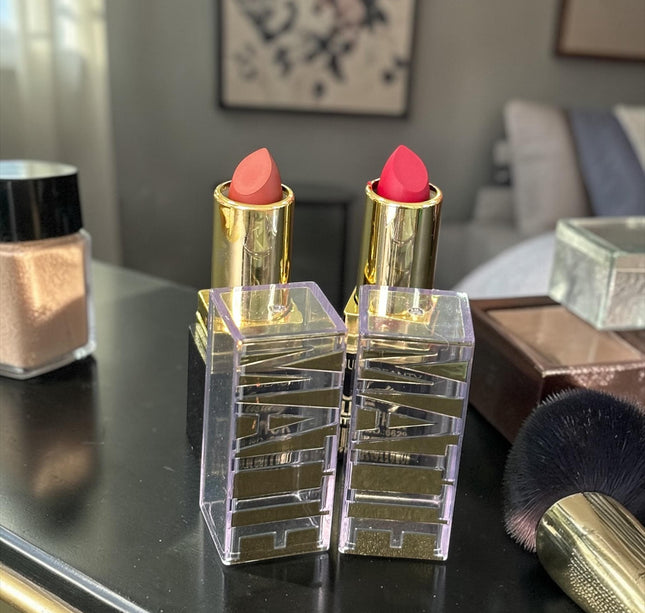 12 Labiales Matte Dorados Huxia $11 c/u