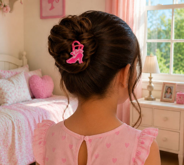 12 Pinzas Barbie Para Cabello $7.80 c/u