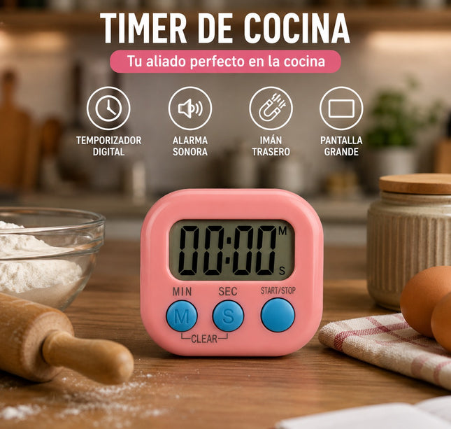 Exclusivo Tienda en linea 💥💎3 Timer para Cocina Electronico $38 c/u
