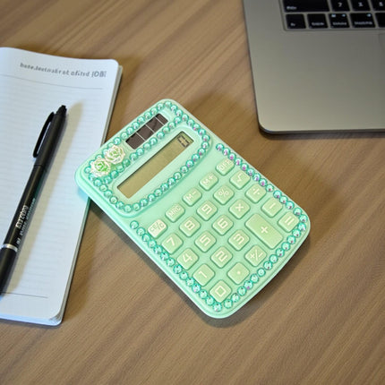 3 Calculadora Decorada Pedreria y Flor $39 c/u