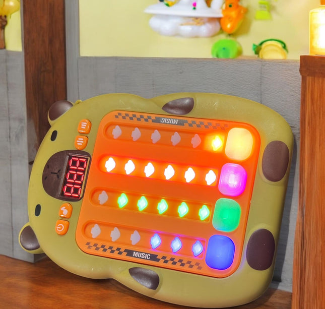 Capibara Pop It con Luz y Sonido