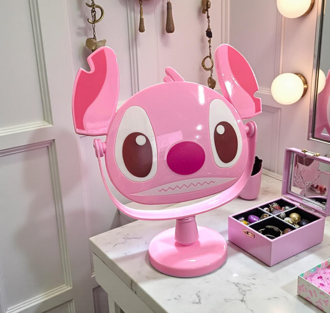 Espejo Stich Tocador Azul/Rosa