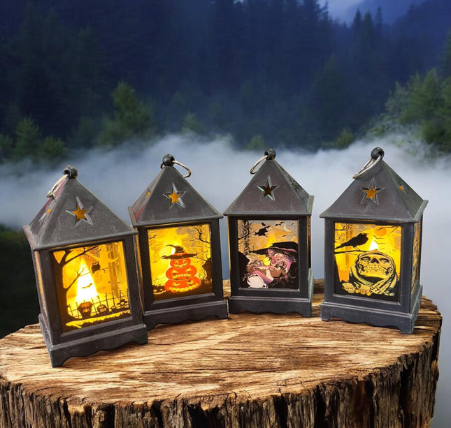 24 Linternas de Halloween con Luz $18.75 c/u