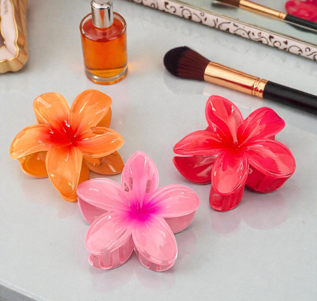 12 Pinzas Hawainas Clasicas Colores $9.9 c/u