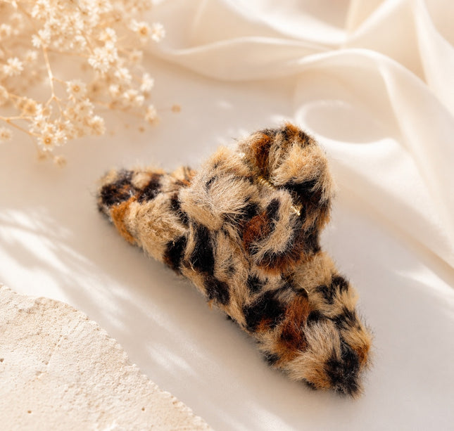 Exclusivo Tienda en linea 💥💎12 Pinzas Pelucha AnimalPrint Peluche $7.7 c/u