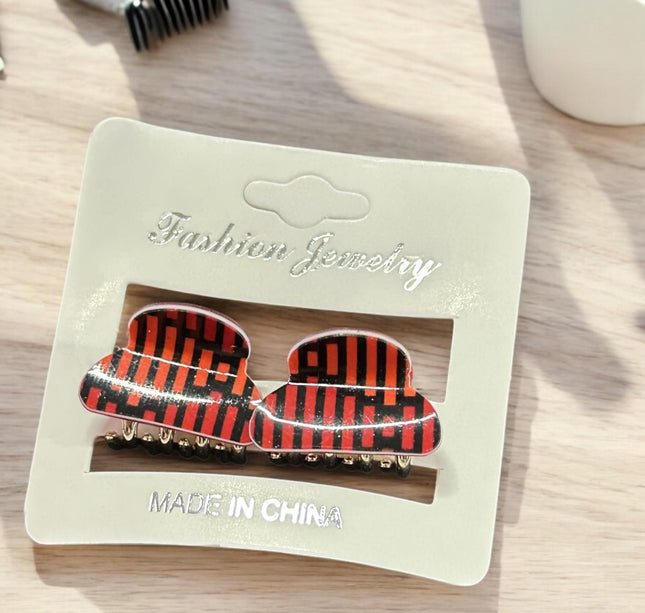 12 Dúos de Pincitas para cabello decoradas $5.5 c/u