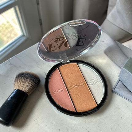 3 Paletas Iluminadores/Bronceadores Seven Cool $39 c/u