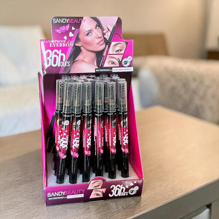 24 Lapices para Cejas 36H $7.5 c/u