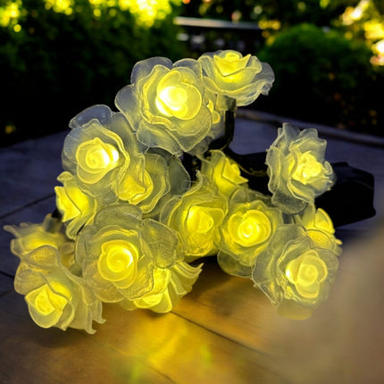 Serie de Luz solar Calida Flor 5 metros Para decoracion Navideña