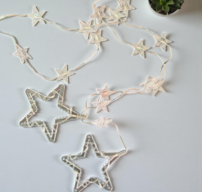 Cortina de Luces en forma de estrella 5 mts navidad