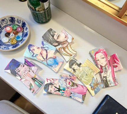 12 Pinzas Guerreras K-Pop para Cabello $13 c/u