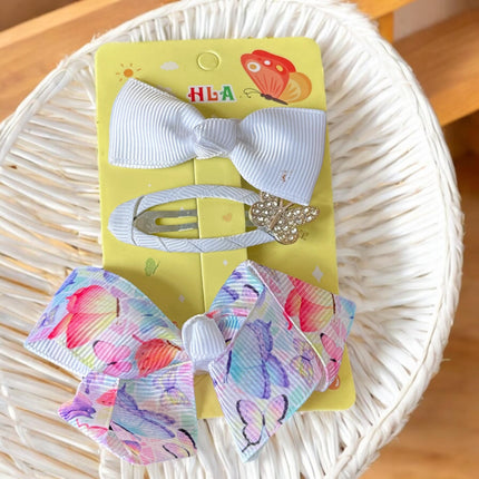 12 Sets de Pasadores con Moños Mariposas $5.9 c/u