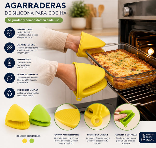 Exclusivo Tienda en linea 💥💎3 Agarradera de Silicon para Cocina $20 c/u