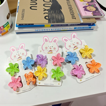 12 Sets 4 Pincitas Hawaianas Colores hermosos $6.5 c/u