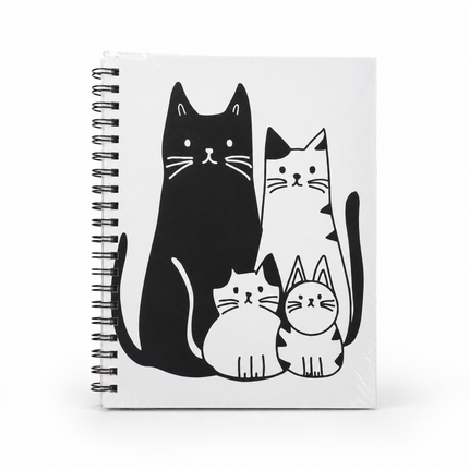 Exclusivo Tienda en linea 💥💎Libreta Gatitos de Pasta Dura y doble Esiral