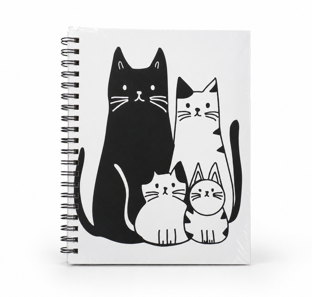 Exclusivo Tienda en linea 💥💎Libreta Gatitos de Pasta Dura y doble Esiral