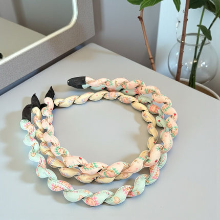 12 Diademas Trenzadas Diseños Hermosos $8.96 c/u