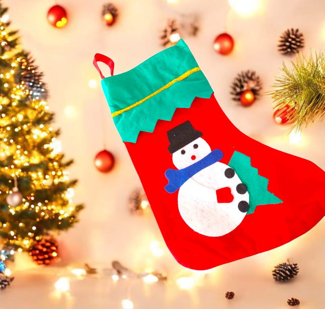 12 Botas Navideñas Decoradas $9.9 c/u