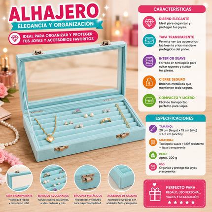 Exclusivo Tienda en linea 💥💎Alhajero Organizador de Terciopelo