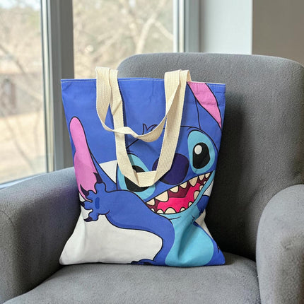3 Bolsa Sticht Tipo Tote Estampada 37cm*32cm $59 c/u