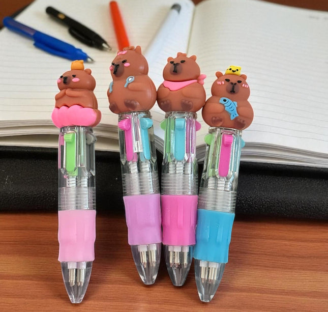 36 Lapiceros Multitintas Capibaras Ch $8.9 c/u
