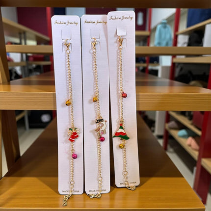 12 Pulseras Navdieñas Dijes y Cascabel Doradas $6.9 c/u