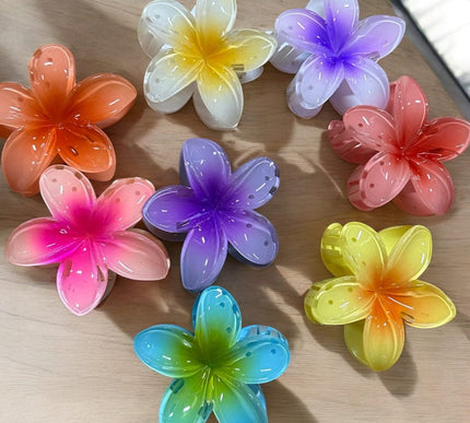 12 Pinza para cabello en Forma de Flor $8.9 c/u