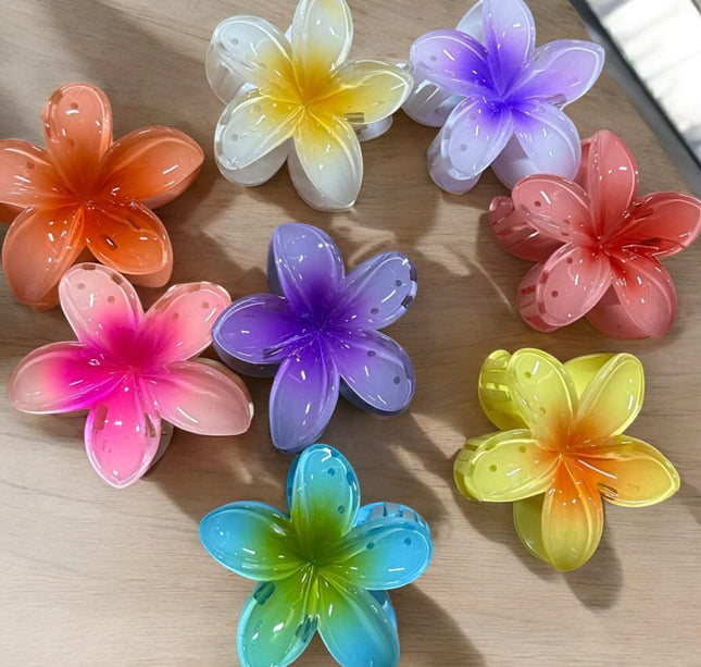 12 Pinza para cabello en Forma de Flor $8.9 c/u