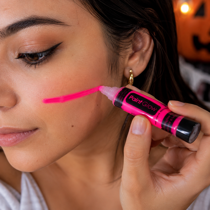 12 Mini Pinturas Para Rostro Halloween $6.9 c/u