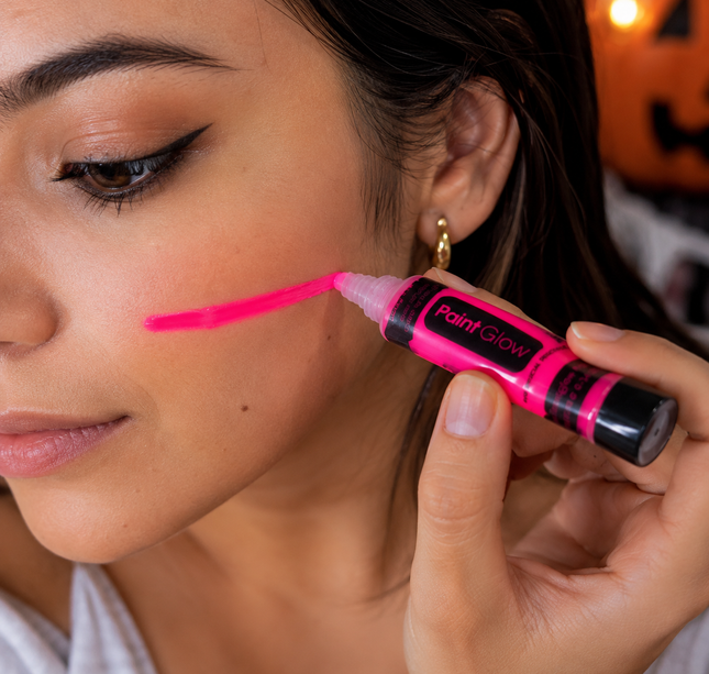 12 Mini Pinturas Para Rostro Halloween $6.9 c/u