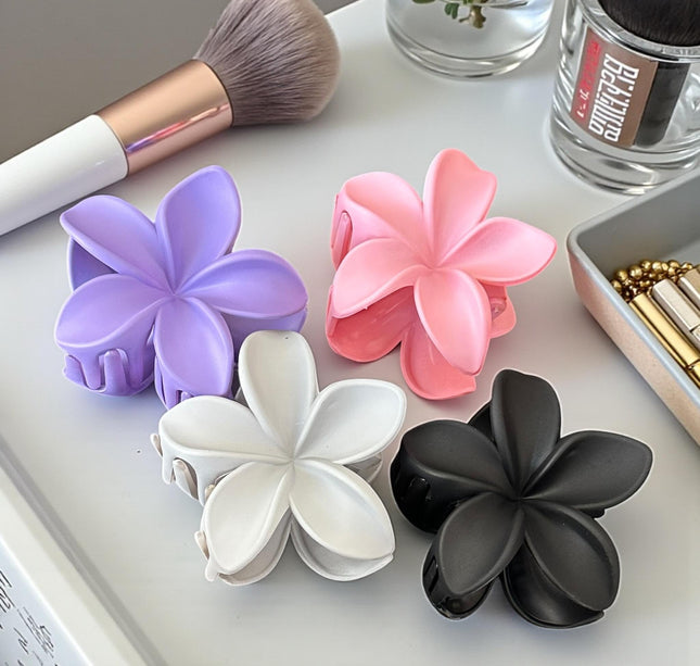 12 Pinzas Hawainas Clasicas Colores Matte $9.9 c/u