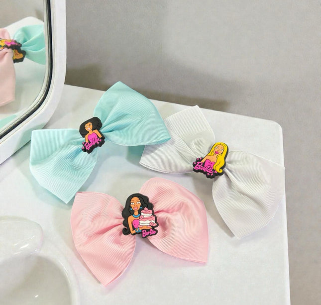 12 Moños Con Barbie Increíble $5.85 c/u