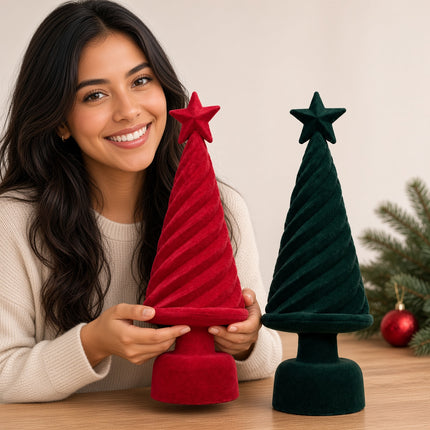Exclusivo Tienda en linea 💥💎Árbol de Navidad Color Rojo y Verde 35 CM $360.00 C/U