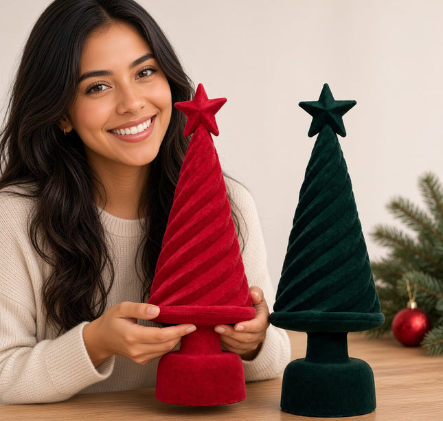 Exclusivo Tienda en linea 💥💎Árbol de Navidad Color Rojo y Verde 35 CM $360.00 C/U
