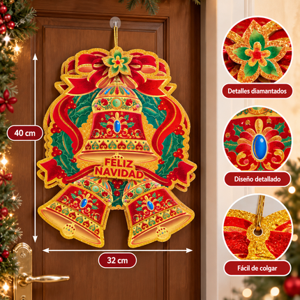 10 Adornos para Navidad 3D Diamantada $15 c/u