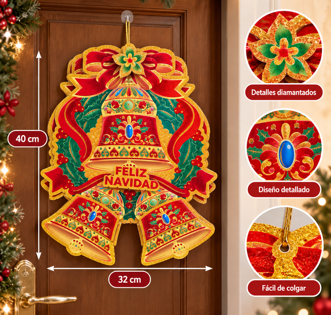 10 Adornos para Navidad 3D Diamantada $15 c/u