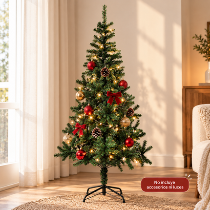 Arbolito Navideño de 100cm de Alto con Base