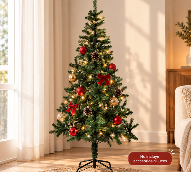 Arbolito Navideño de 100cm de Alto con Base