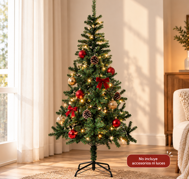 Arbolito Navideño de 100cm de Alto con Base
