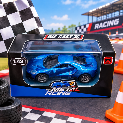 3 Mini Supercar Metal Racing Diferentes Colores $63 C/U