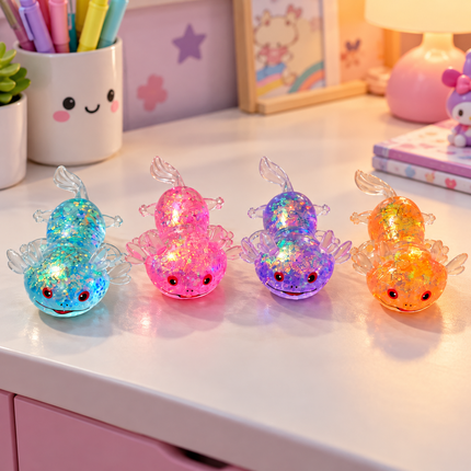 Exclusivo Tienda en linea 💥💎 12 Squishies Ajolotes Brillos Hermosos $22.5 c/u