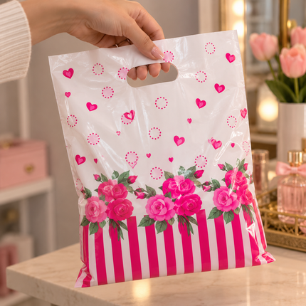 100 Bolsas tipo Boutique de Diferentes diseños $1.2 c/u