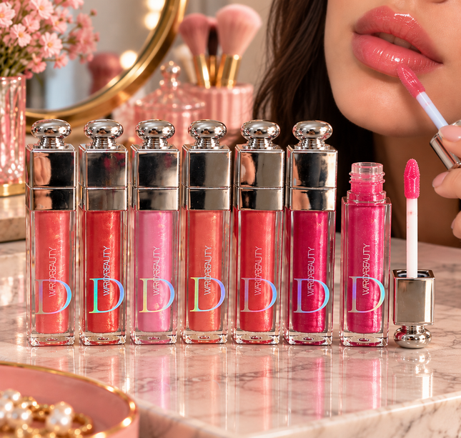 Exclusivo Tienda en linea 💥💎6 Gloss Shimmer para Labios "WardaBeauty" $18 c/u