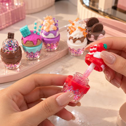 12 Gloss con Destellos "Ice Cream" $19 c/u