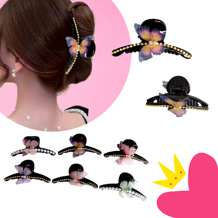 12 Pinzas Elegante Mariposa $9.75 c/u
