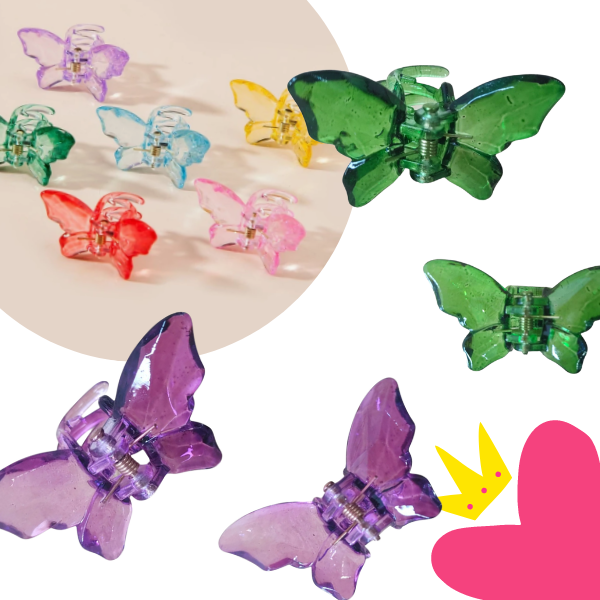 12 Pinzas Mariposa Ch $3.60 c/u