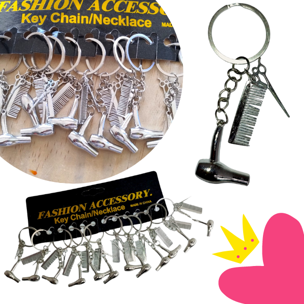 12 Llaveros Estilista Estetica $6.50 c/u